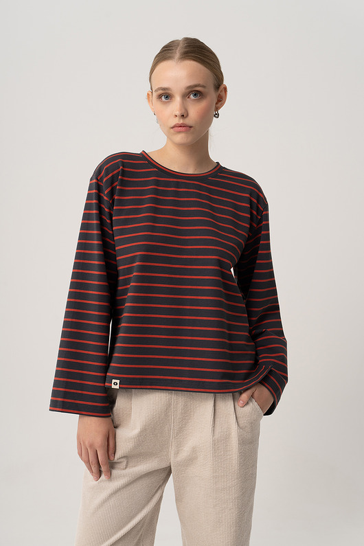 bluzki z długim rękawem damskie Longsleeve CHILI Oversize
