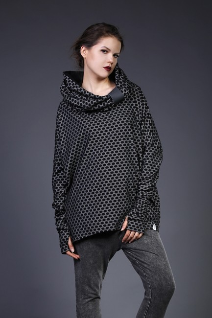Nubee - B&W #03 - bluza z kominem Nubee
