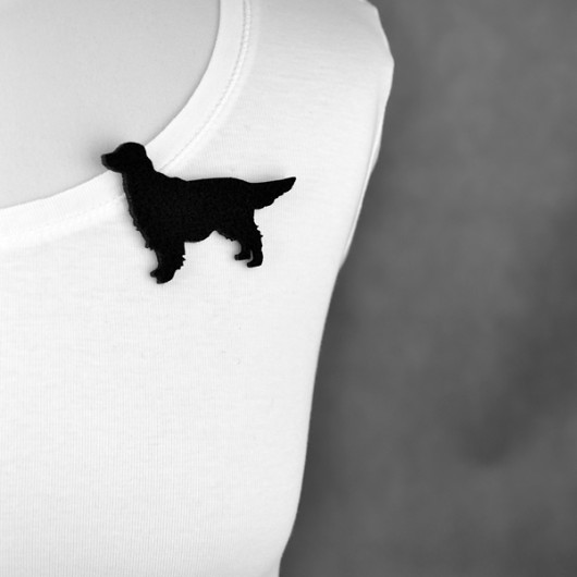 FeltDog 9 felt label