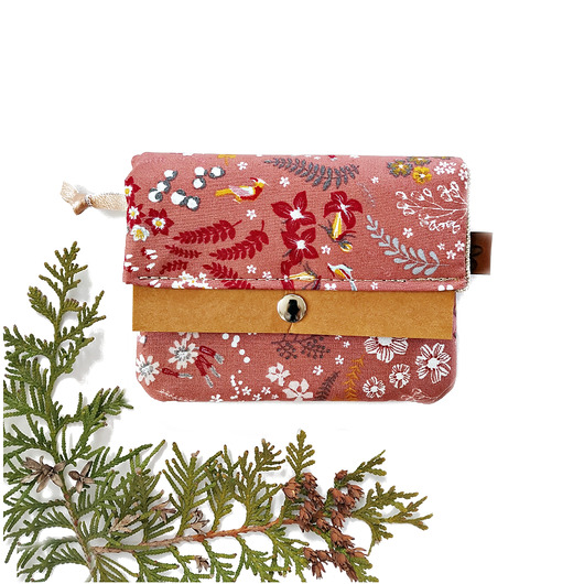 portfele damskie Portfel Boho Mini - BOTANIKA ŁOSOŚ