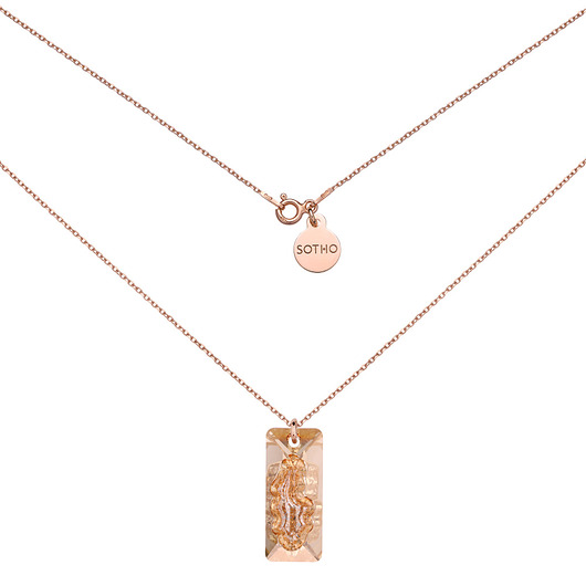 Naszyjnik z kryształem SWAROVSKI CRYSTAL SOTHO