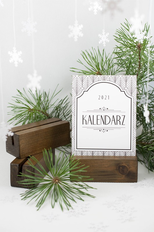 Kalendarz 2021 na biurko Justyna Mioduszewska