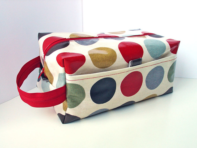duza kosmetyczka box dotty spots