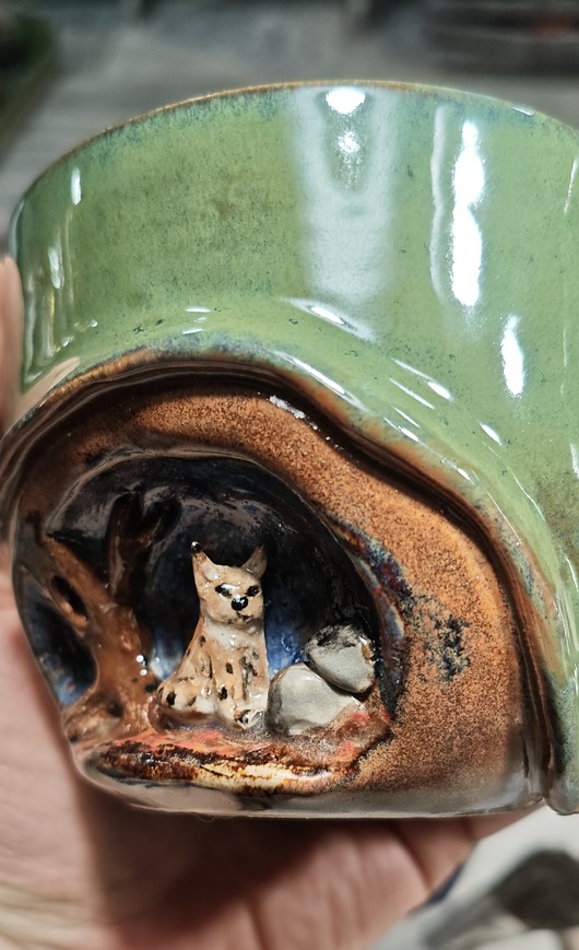 kubki Kubek z rysiem 2