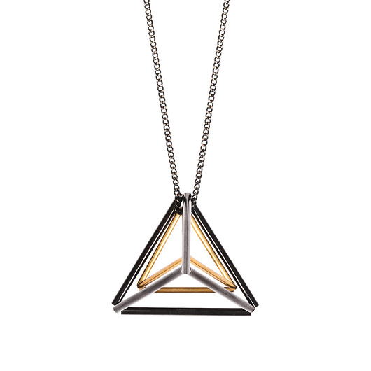 Geometryczny naszyjnik LOVLO D-TRIANGLE LOVLO