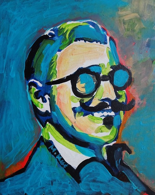 obrazy Obraz do salonu portret aktor noir old cinema clark