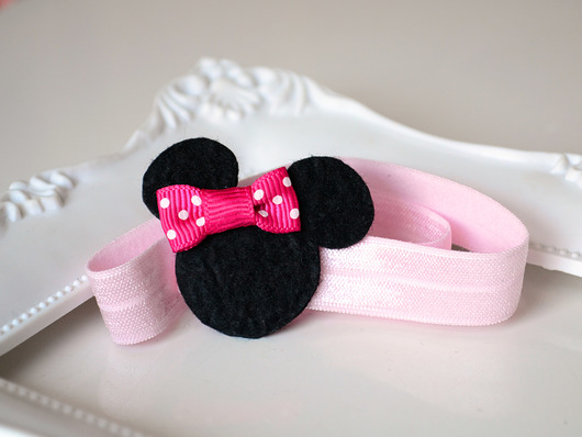 FairyBows opaska Myszka Minnie Mini  FairyBows