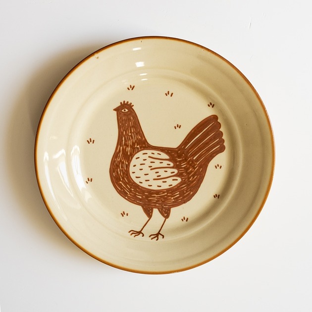 Ozdoby na ścianę Talerz na ścianę - kwoka