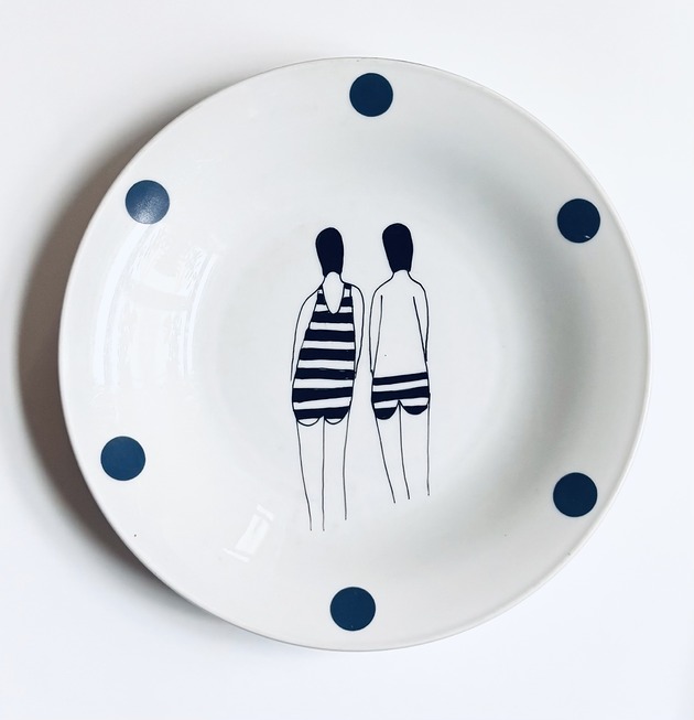 Ozdoby na ścianę Talerz  o parze