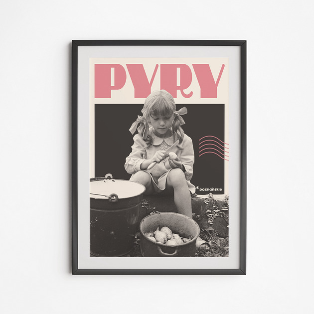plakaty Plakat Poznań Pyry Kolaż
