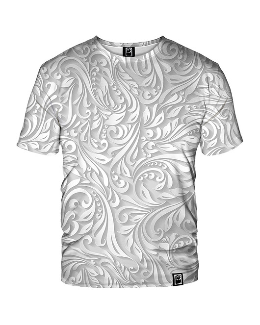 t-shirty męskie Męski T-shirt DR.CROW White Paisley