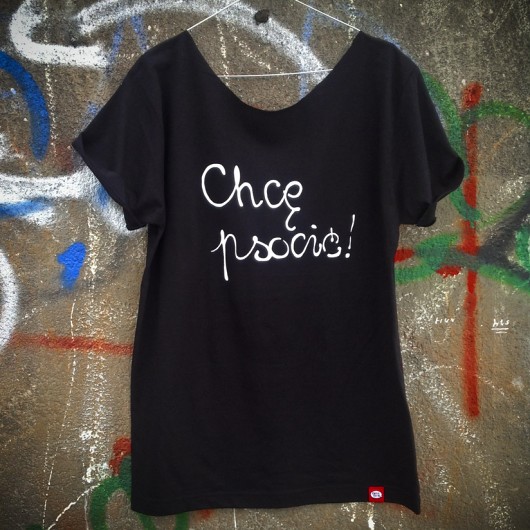 Chcę psocić! t-shirt / czarny / M familove