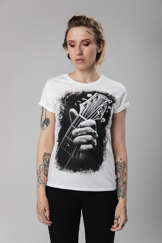 t-shirt damskie T-shirt damski UNDERWORLD Guitar Head