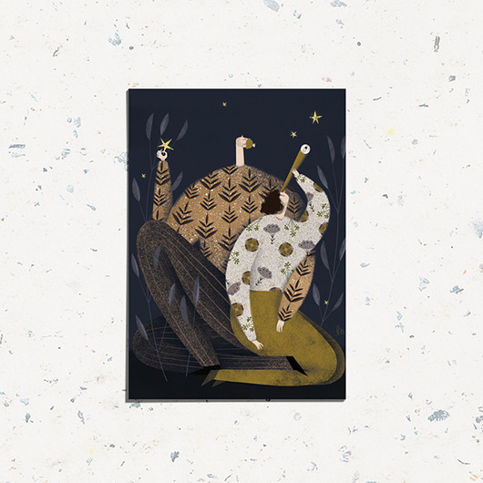 starwatchers - pocztówka Anna Rudak