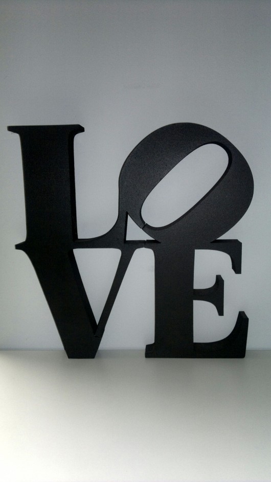 LOVE  - Napis przestrzenny - WALENTYNKI KOKO by HOKO