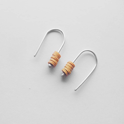 kolczyki z kamieniami Kolczyki OKRĄG