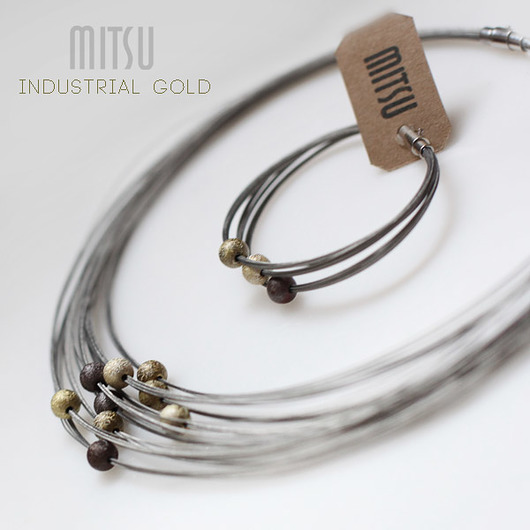 Komplet Industrial Gold  Mitsu