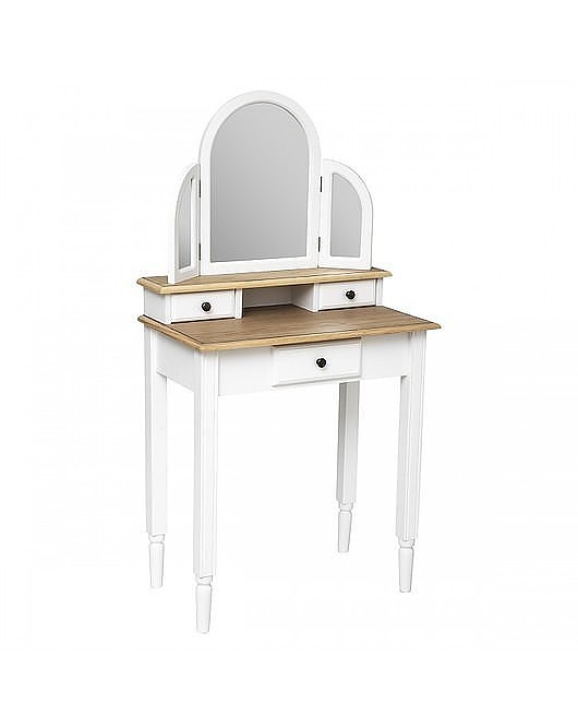 komody Toaletka Drewniana z Lustrem Pepe