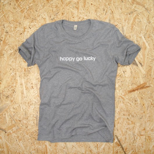 happy go lucky - organic t-shirt mmhm