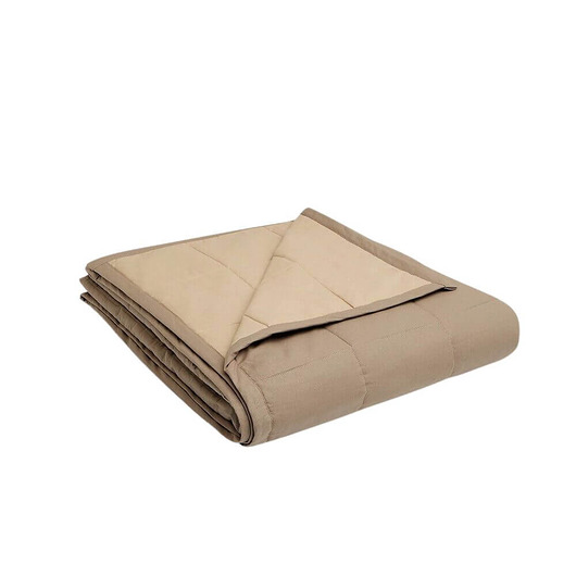 koce i narzuty Narzuta pikowana light brown/beige 260 x 220 cm