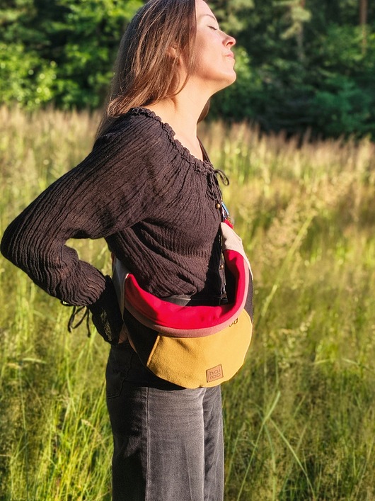 saszetka nerka Nerka "Haru"kolorowa bawełniana