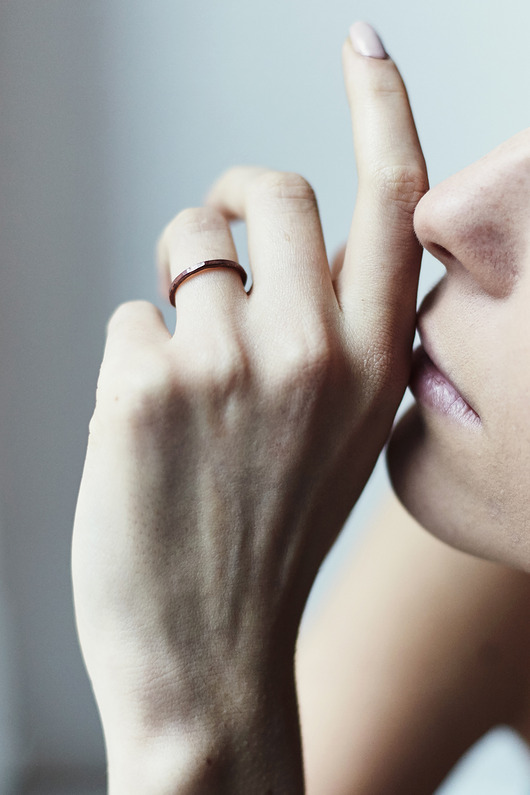 obrączki BITY / copper ring