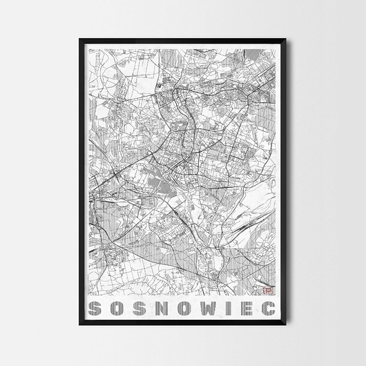 plakaty Plakat Sosnowiec - CityArtPosters