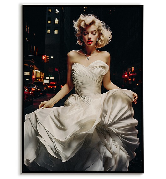plakaty Plakat Marilyn Monroe POSTAĆ obraz