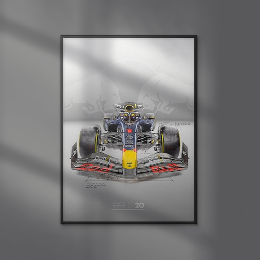 plakaty Plakat Motoryzacja -  Redbull RB20