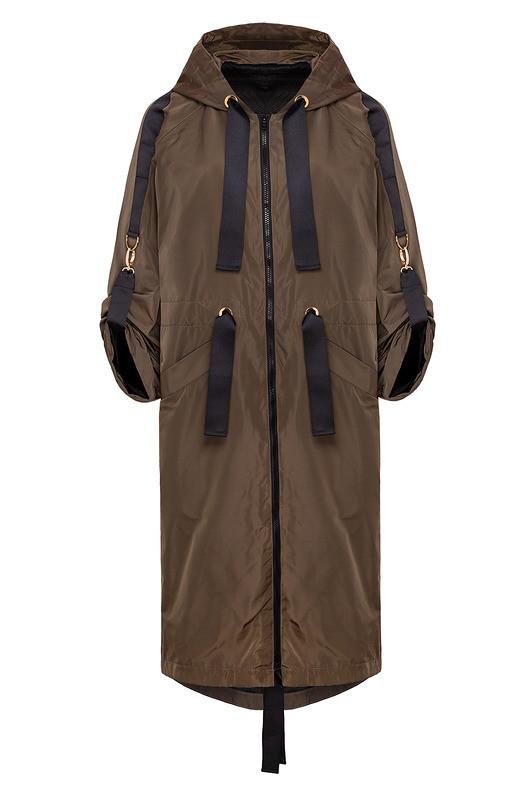 płaszcze damskie PARKA LONG Khaki