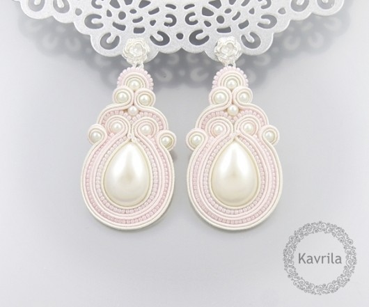 kolczyki soutache romantic wedding kavrila