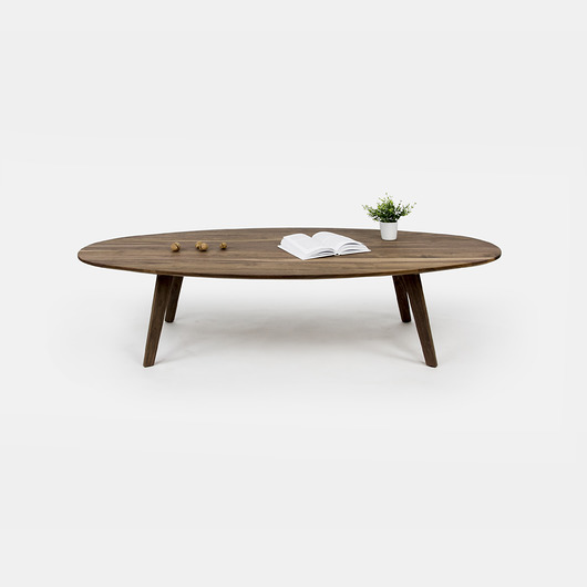 Owalny stolik / orzech amerykański / 150 SyDesign