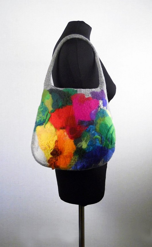 Jedwabnofilcowa Torebka: Living Bag filcant