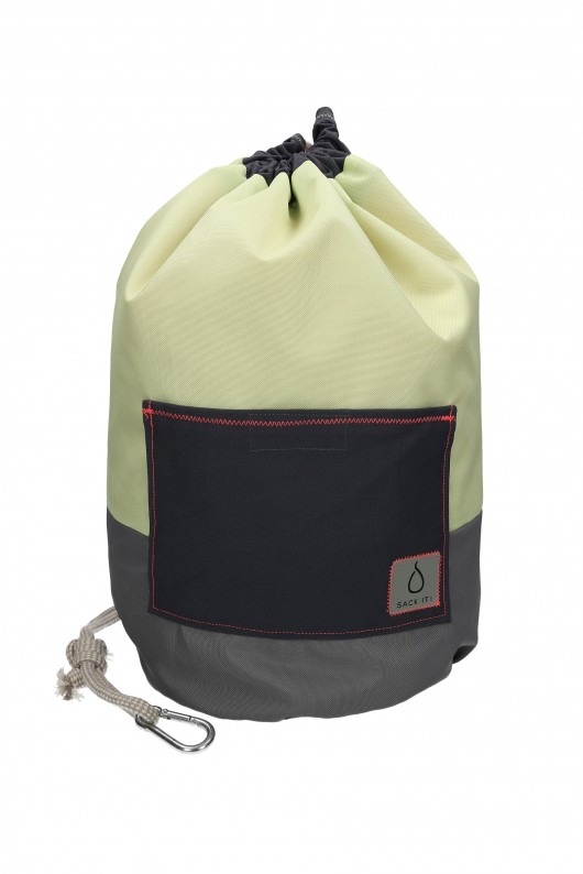 Dwustronny worek na plecy SACK IT! pink/pistachi SACK IT