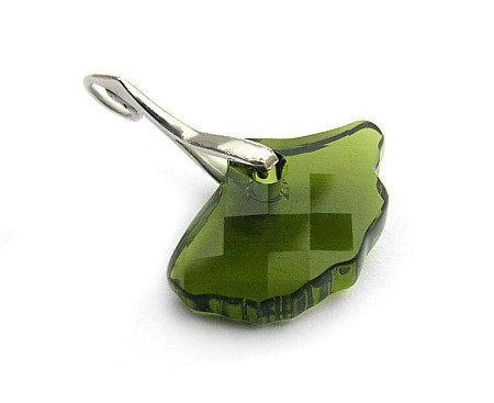 Wisior z miłorzębem z kryształu Swarovski Ginko Marisella