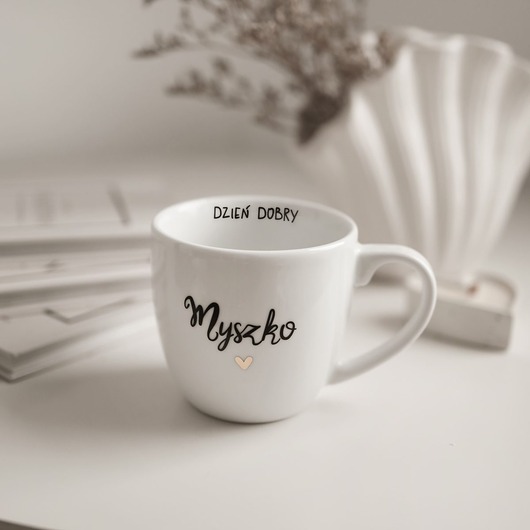 kubki Kubek 300 ml z Dzień Dobry Myszko ze złotym sercem