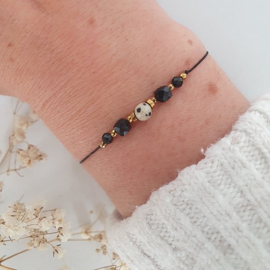 bransoletki na sznurku Bransoletka z jaspisem