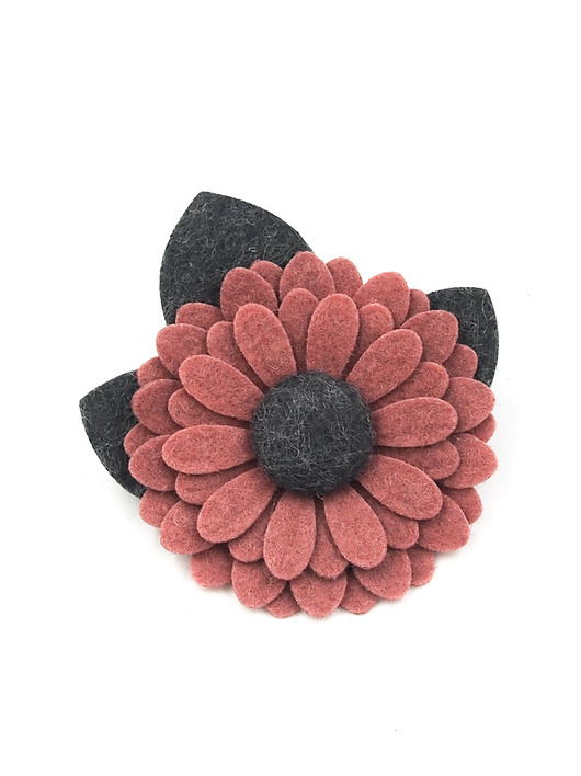 broszki Broszka kwiat kolekcja Grey english rose