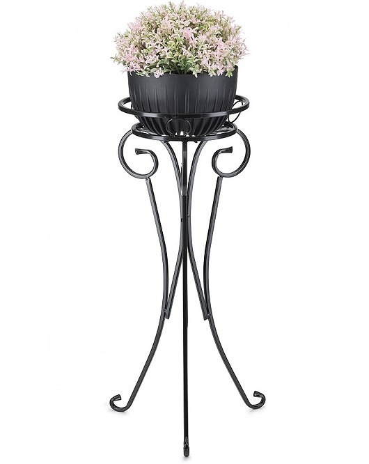 kwietniki Kwietnik Metalowy Nero 74 cm
