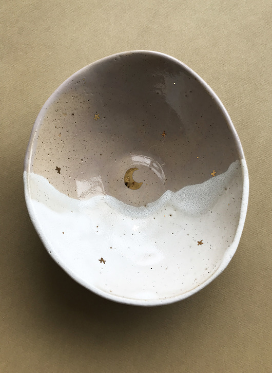 Ceramiczna nieregularna miska bowl ELEMTHEBRAND