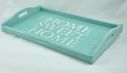 Drewniana duża taca Home Sweet Home  Spatium
