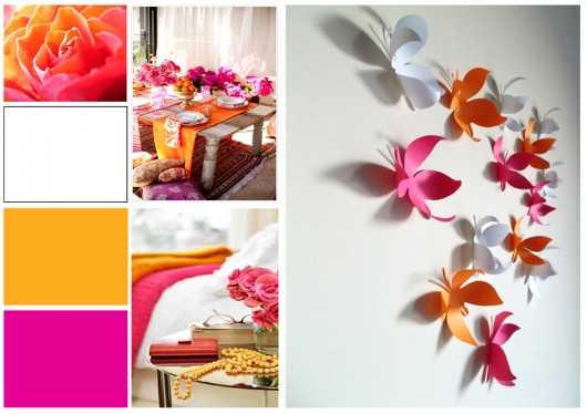 Na Wiosnę! Pink & Orange HomeDSGN