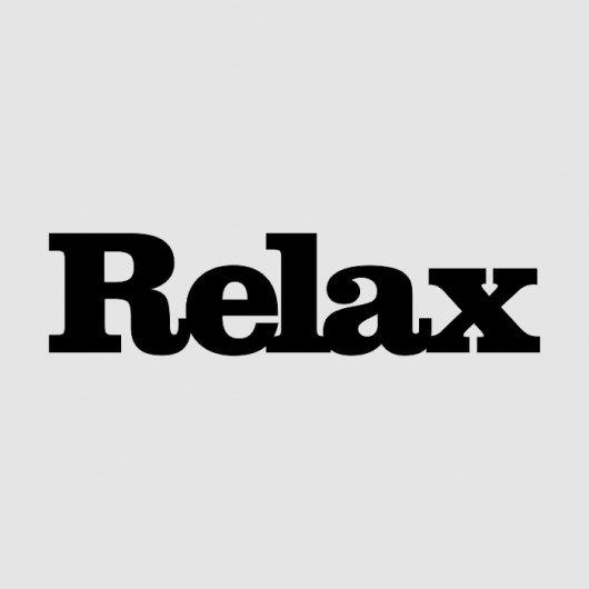Napis Drewniany 3D RELAX LOVINA PRINTS
