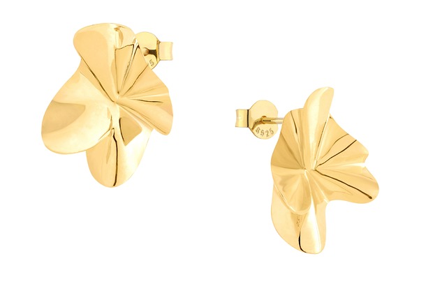 Kolczyki pozłacane Abstract Gold Alicja&Maria Jewellery
