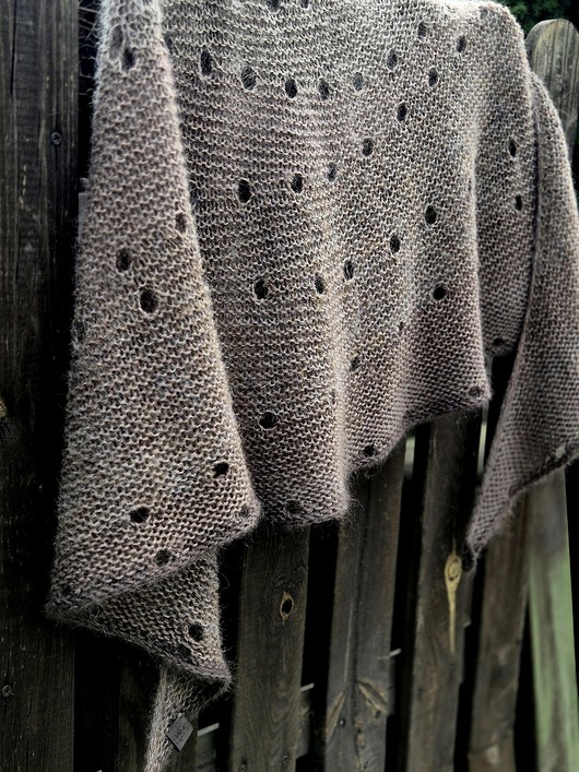 szale damskie Ziemisty półksiężyc / chusta