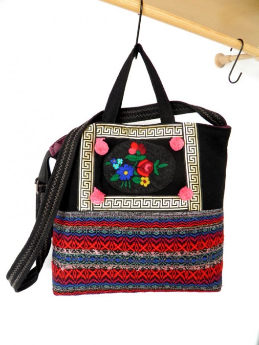 torebka Folk haft XL AvA