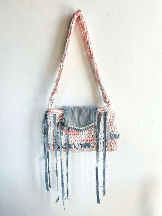 torby na ramię Torebka DOLLY jeans & koronki Agrafka Studio