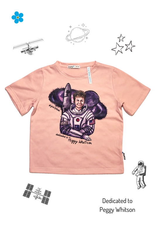 t-shirty dla dziewczynki Koszulka PEGGY GOTS dusty pink