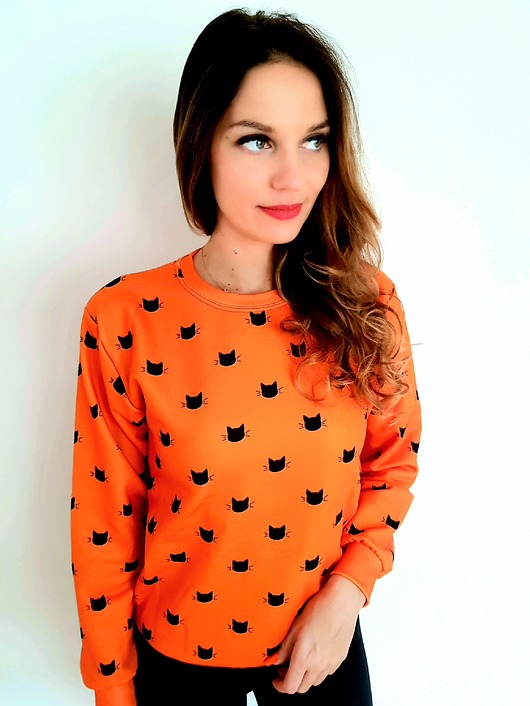 Bluza Movimientos de Gatoo - Orange KAMELEOO