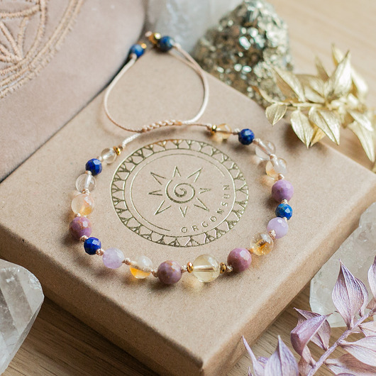 bransoletki na sznurku Bransoletka Panna Zodiakalna Zodiak Dla Panny Prezent Kamienie